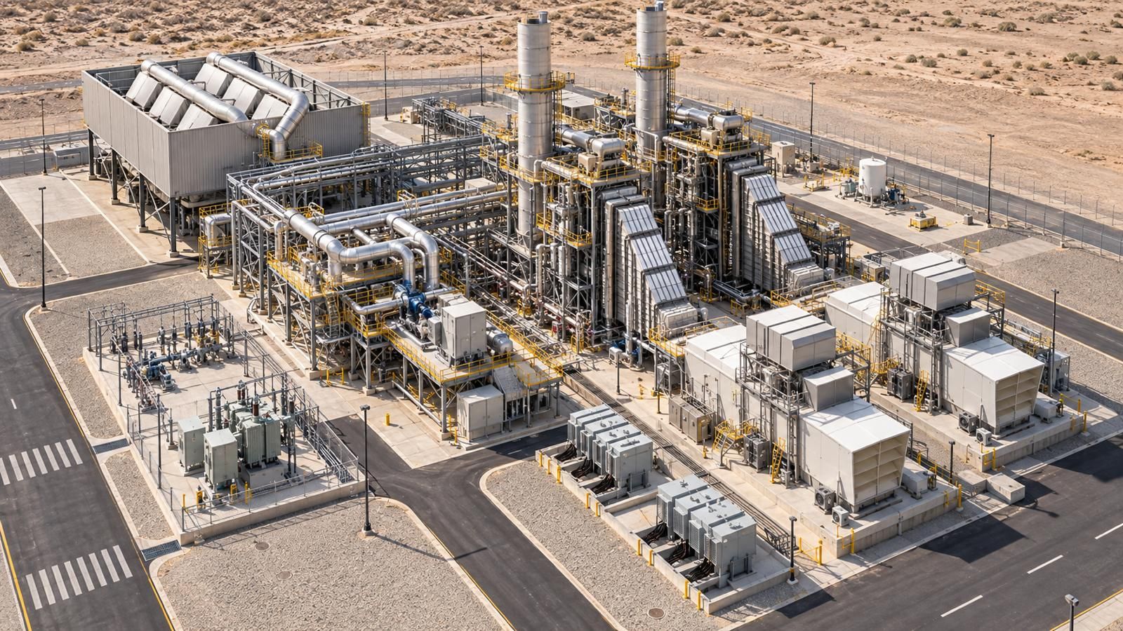 Illustrative combined-cycle power plant